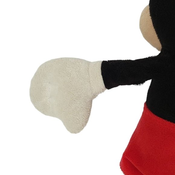 Disney Store Classic Mickey Mouse Plush Doll 13" Stuffed Toy Black Red - Picture 11 of 12